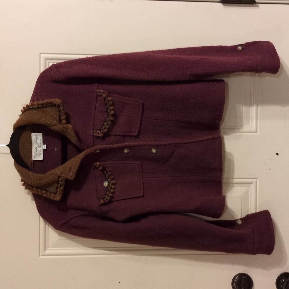 Taska Polizzi: Saddle Blanket Jacket -  Western Style - Cozy Fleece Lining - S